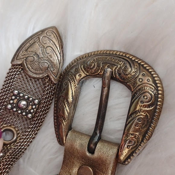 Vintage  chunky  metal  Belt main image 10